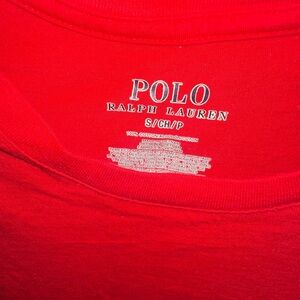 Polo by Ralph Lauren Red Long Sleeve Tee